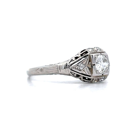 .41 Old European Cut Diamond Engagement Ring in 18k