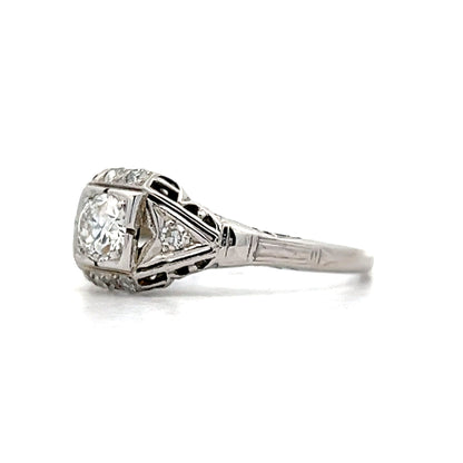 .41 Old European Cut Diamond Engagement Ring in 18k