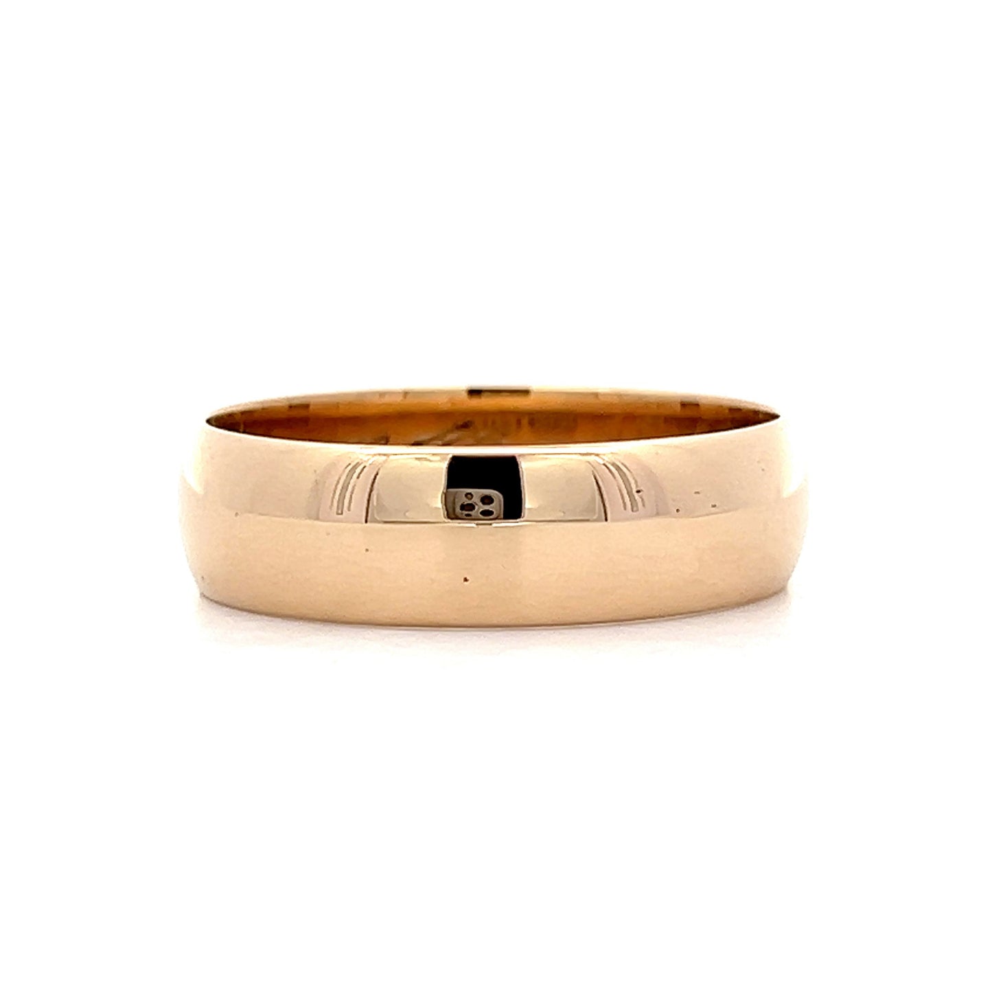 Antique Edwardian Men's Wedding Band in 14k