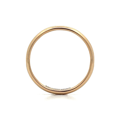 Mens 3.5mm Wedding Band in 14k Yellow Gold