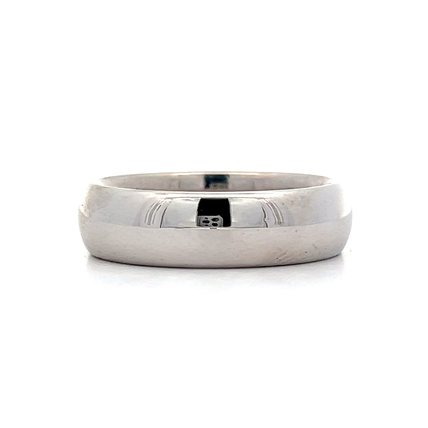 Men's 7mm Wedding Band in 14k White Gold