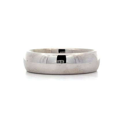 Men's 7mm Wedding Band in 14k White Gold