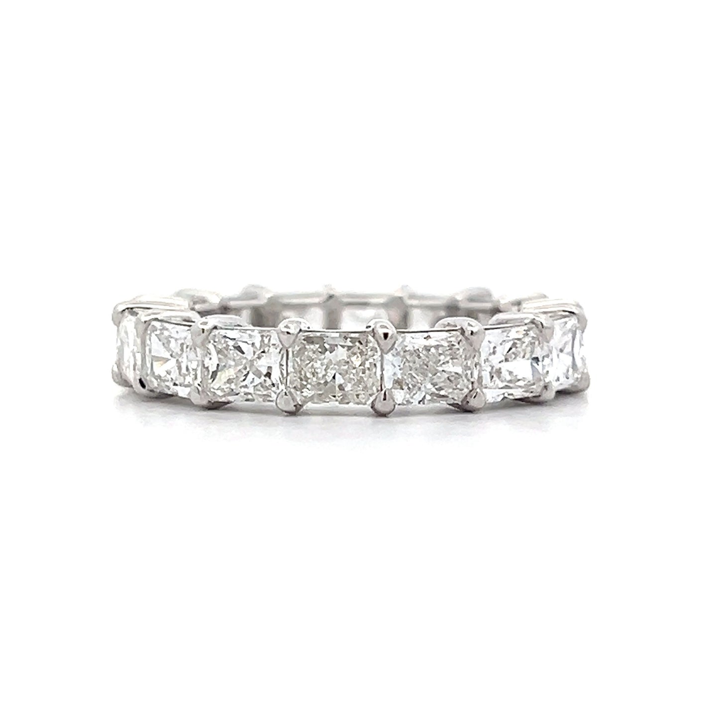 4.82 Radiant Cut Diamond Eternity Band in 18k