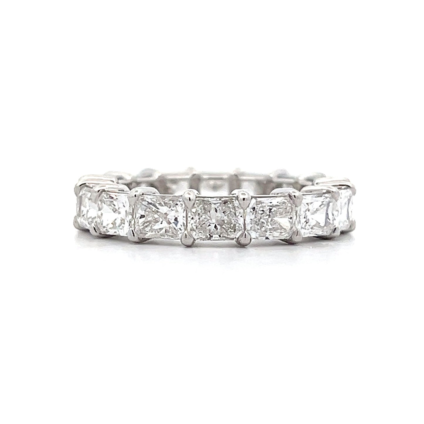 4.82 Radiant Cut Diamond Eternity Band in 18k