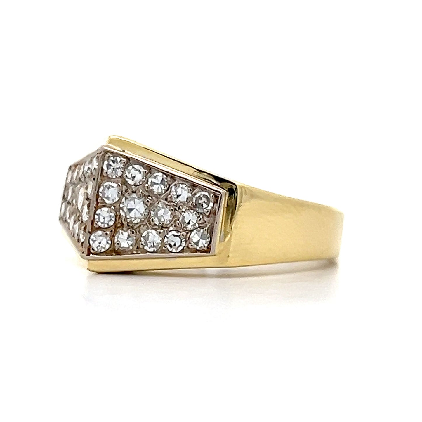 .62 Vintage 1950s Diamond Cocktail Ring in 18k