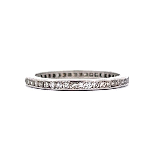 .70 Channel Set Diamond Eternity Wedding Band in Platinum