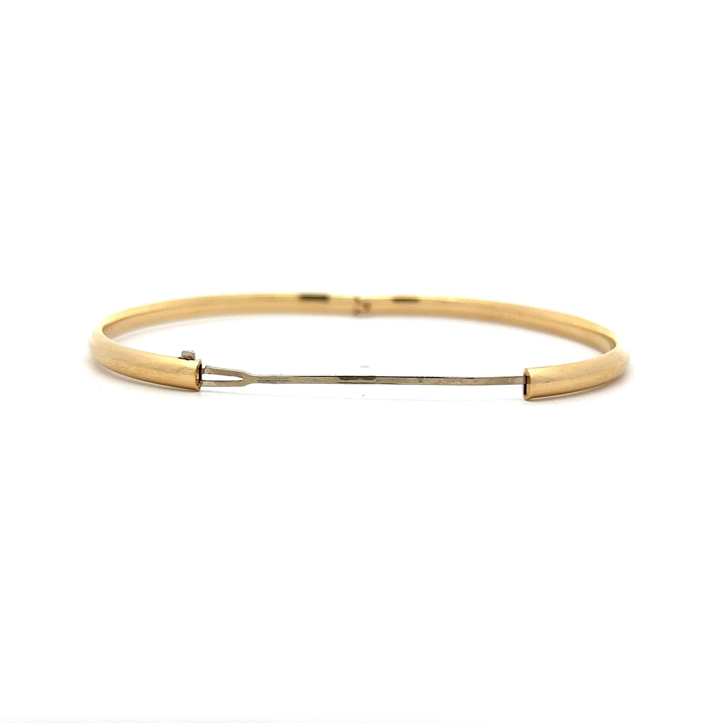 Simple Classic Bangle Bracelet in 14k Yellow Gold