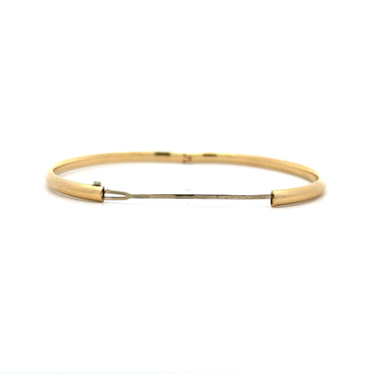 Simple Classic Bangle Bracelet in 14k Yellow Gold