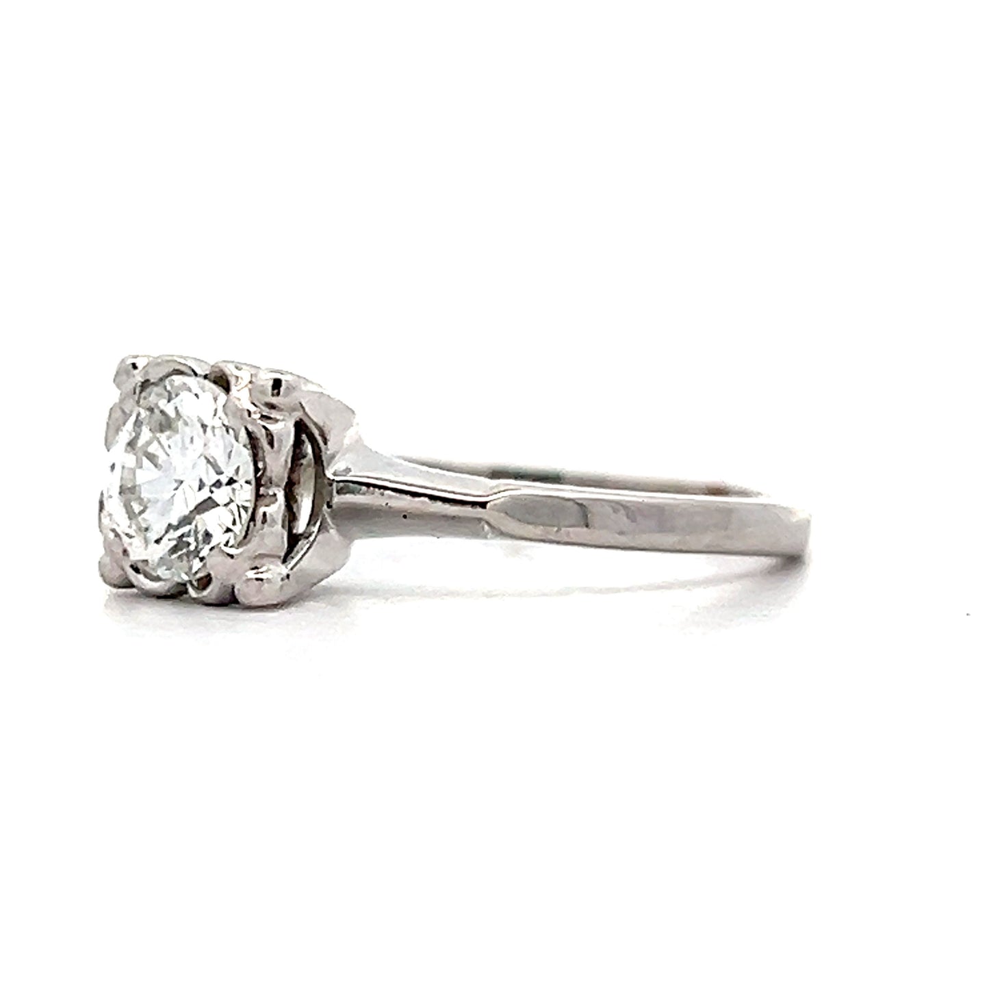 .75 Vintage Retro Diamond Engagement Ring in 14k