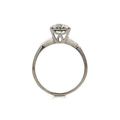 .75 Vintage Retro Diamond Engagement Ring in 14k