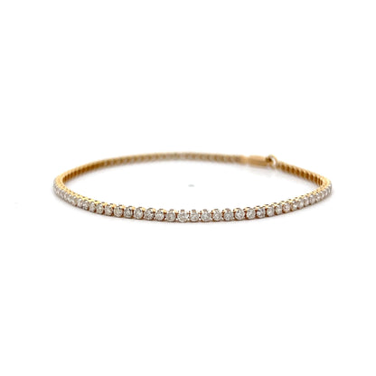 2.00 Round Brilliant Diamond Tennis Bracelet in 14k