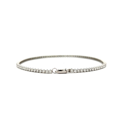 2 Carat Round Diamond Tennis Bracelet in 14k