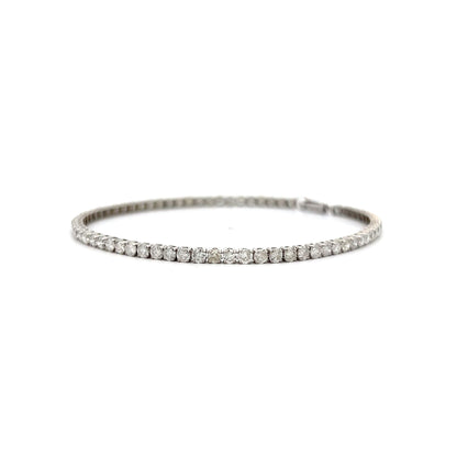 3.50 Carat Diamond Tennis Bracelet in 14k