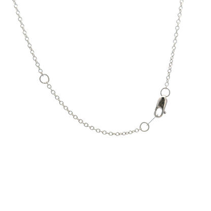 .42 Pear Cut Diamond Necklace in 14k White Gold