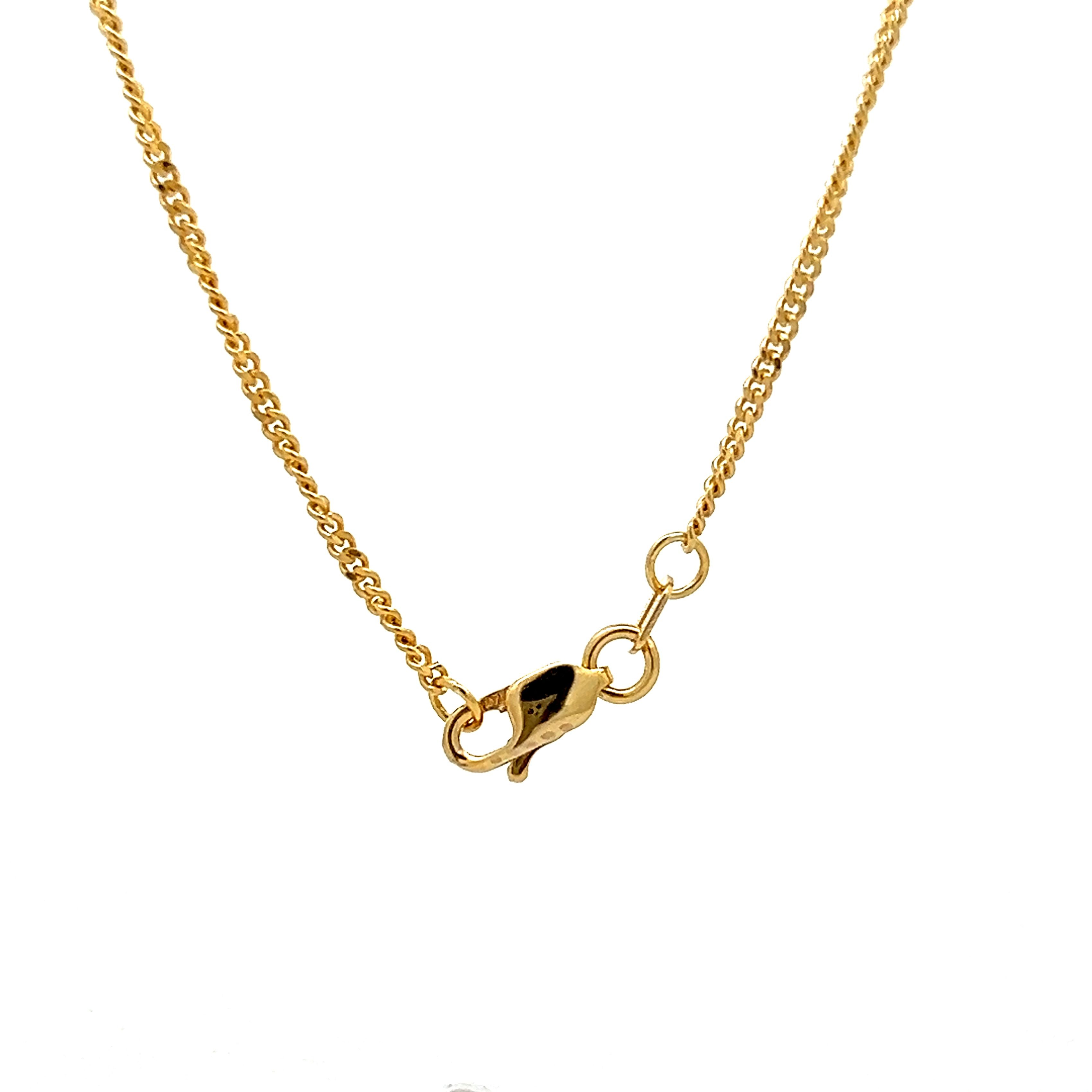 18 Inch Cable Chain Necklace in 14k Yellow Gold – Filigree Jewelers