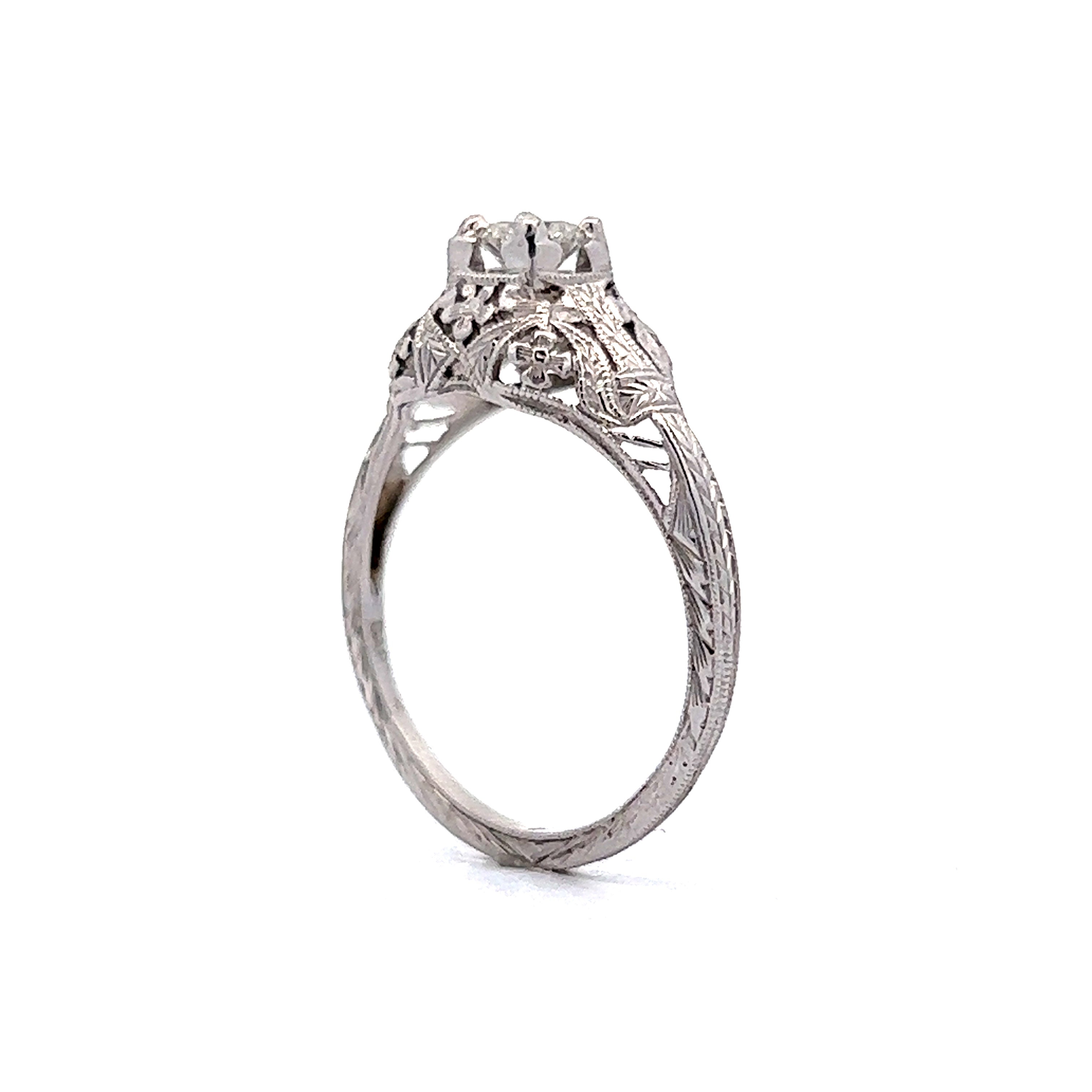 1920s inspired engagement deals rings