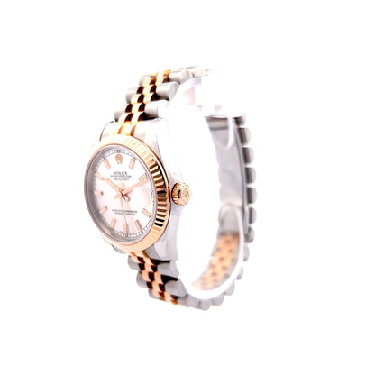 Rolex 31mm Two Tone Datejust Ref: 178271 in 18k Rose & Stainless Steel