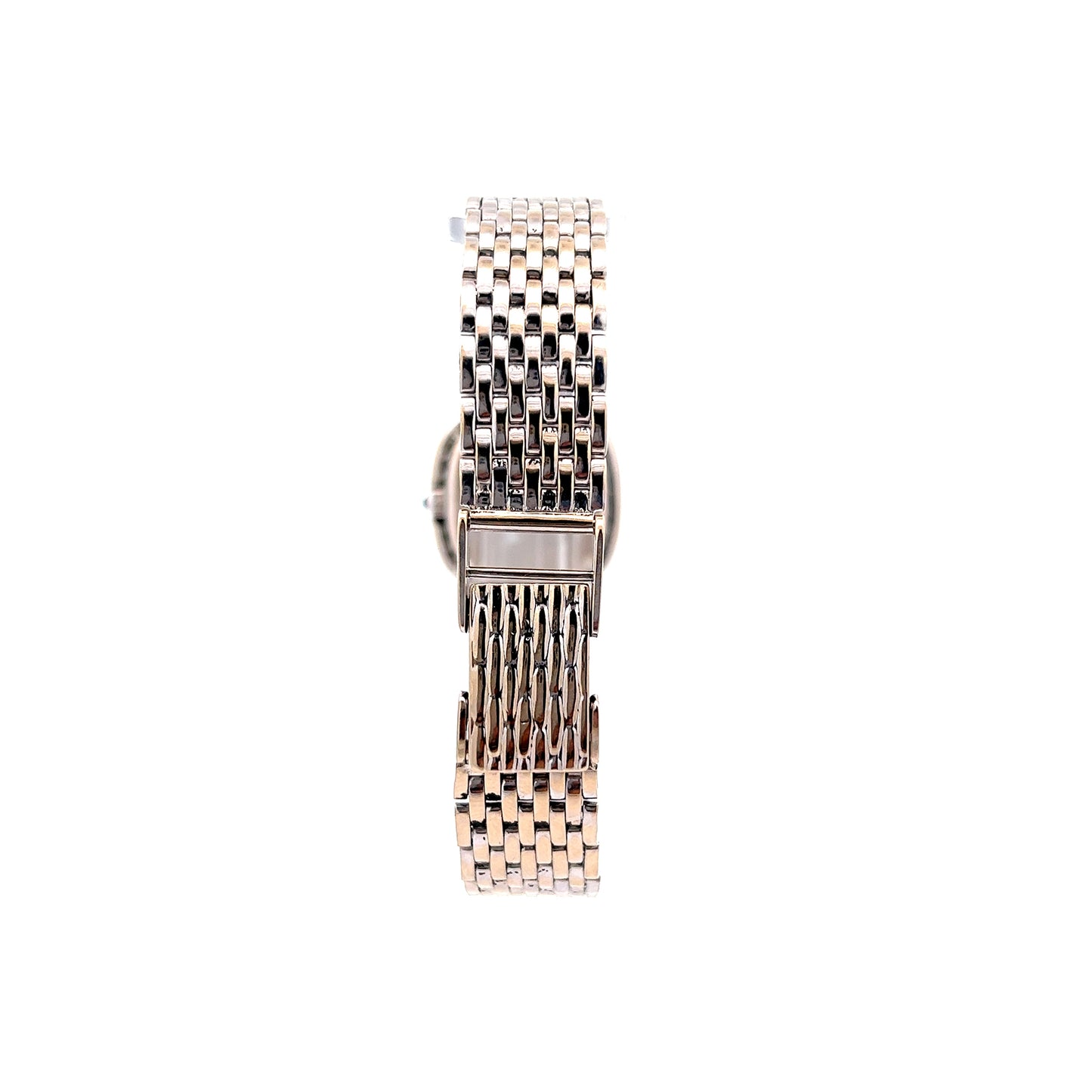 Avignon Mother of Pearl Diamond Watch in 14k White Gold