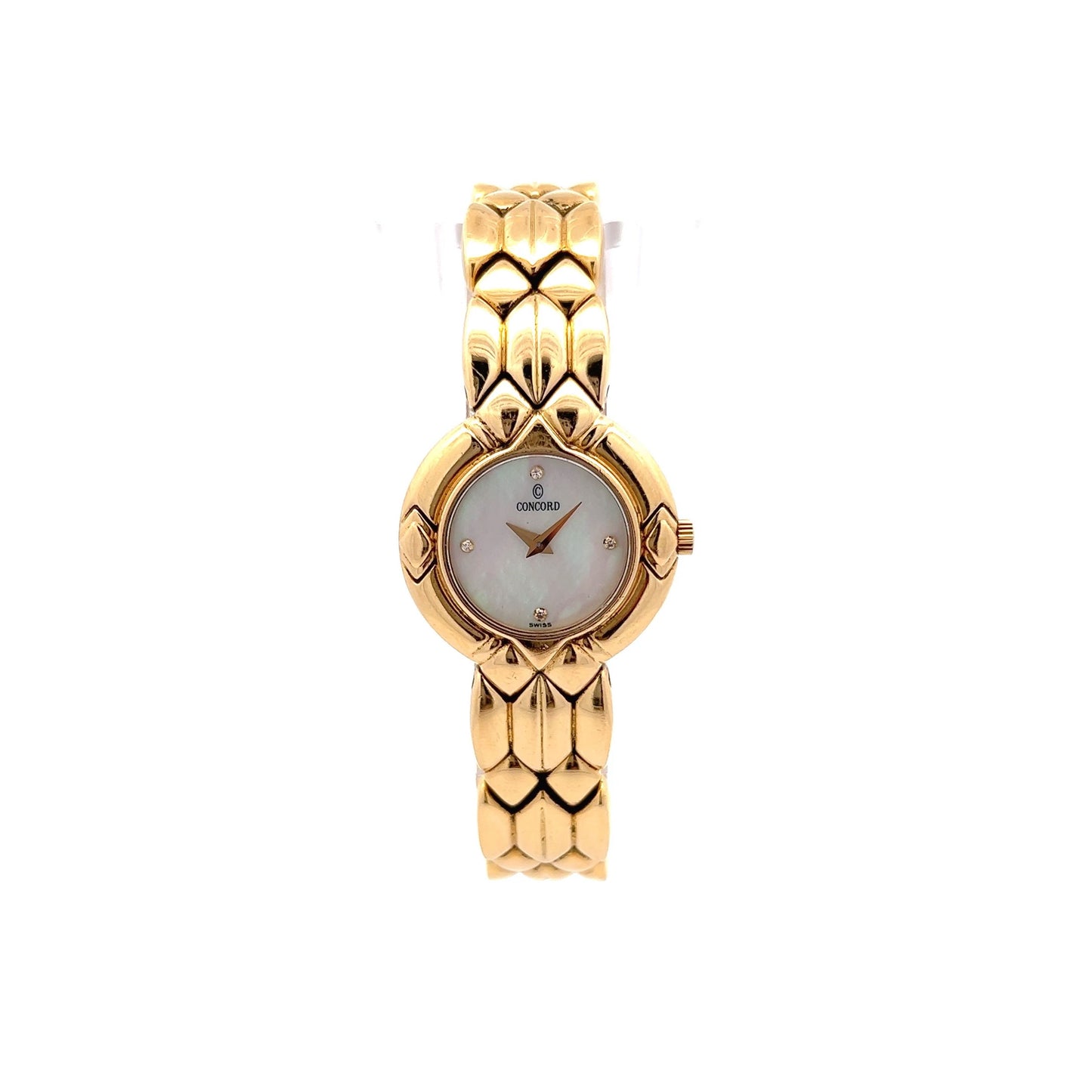 Women's Concord Watch Mother of Pearl in 18k Yellow Gold