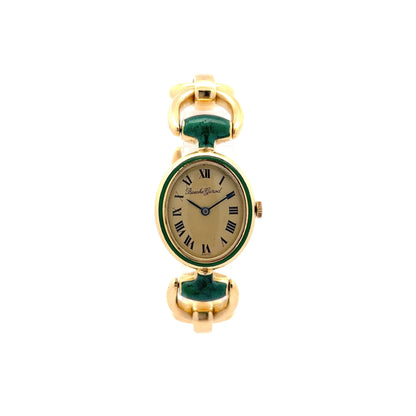 Vintage Ladies Bueche Girod Watch in 18k Yellow Gold