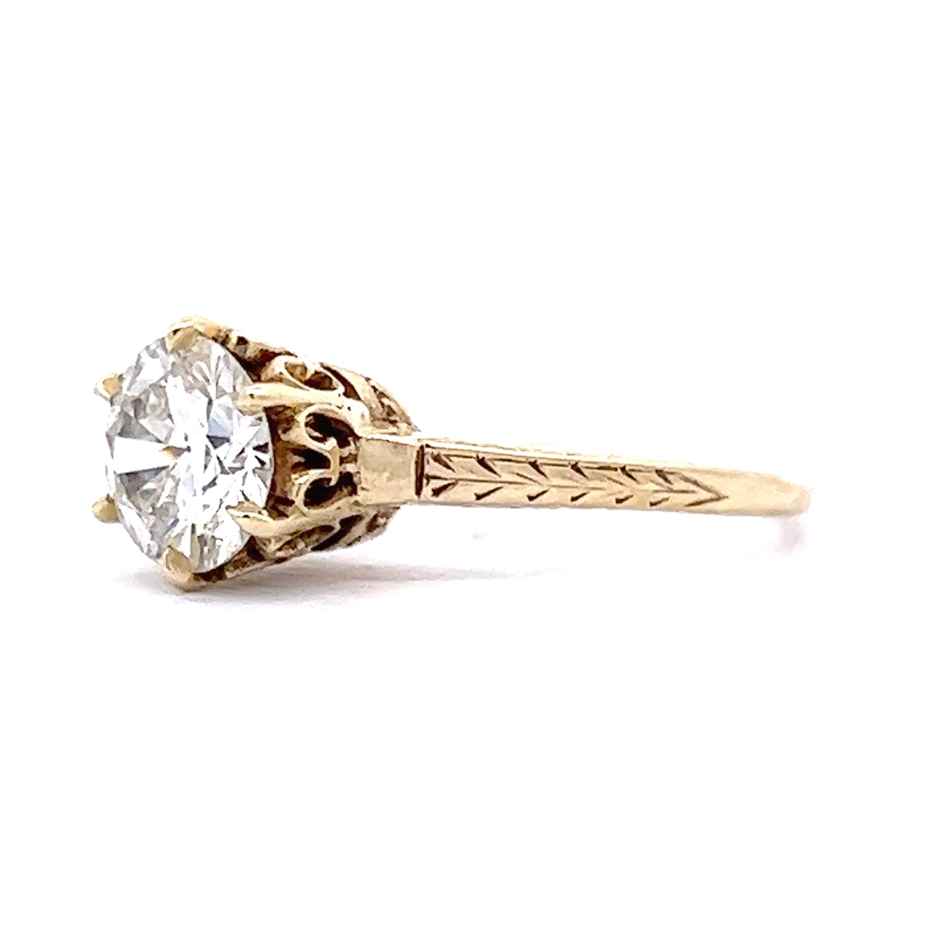1.26 carat Six Stone Diamond Ring on 14K Gold
