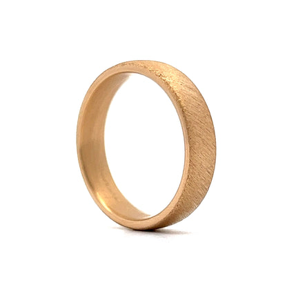 Benchmark Men's Lightly Textured Wedding Band in 14k Yellow Gold