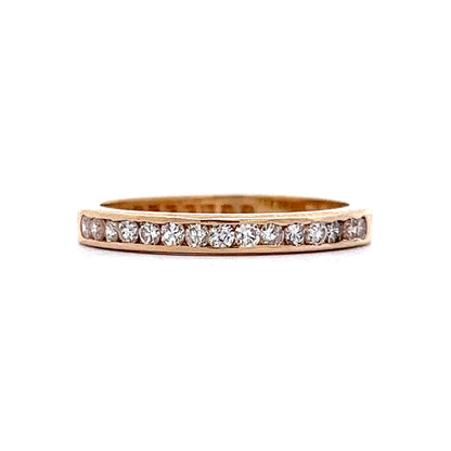 .30 Channel Set Diamond Band in 14k Yellow Gold