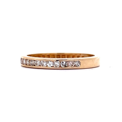 .30 Channel Set Diamond Band in 14k Yellow Gold