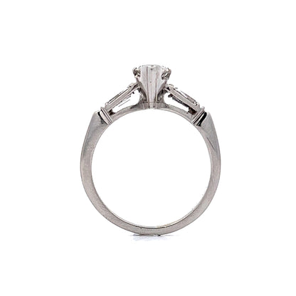 .65 Marquise Diamond Engagement Ring in Platinum