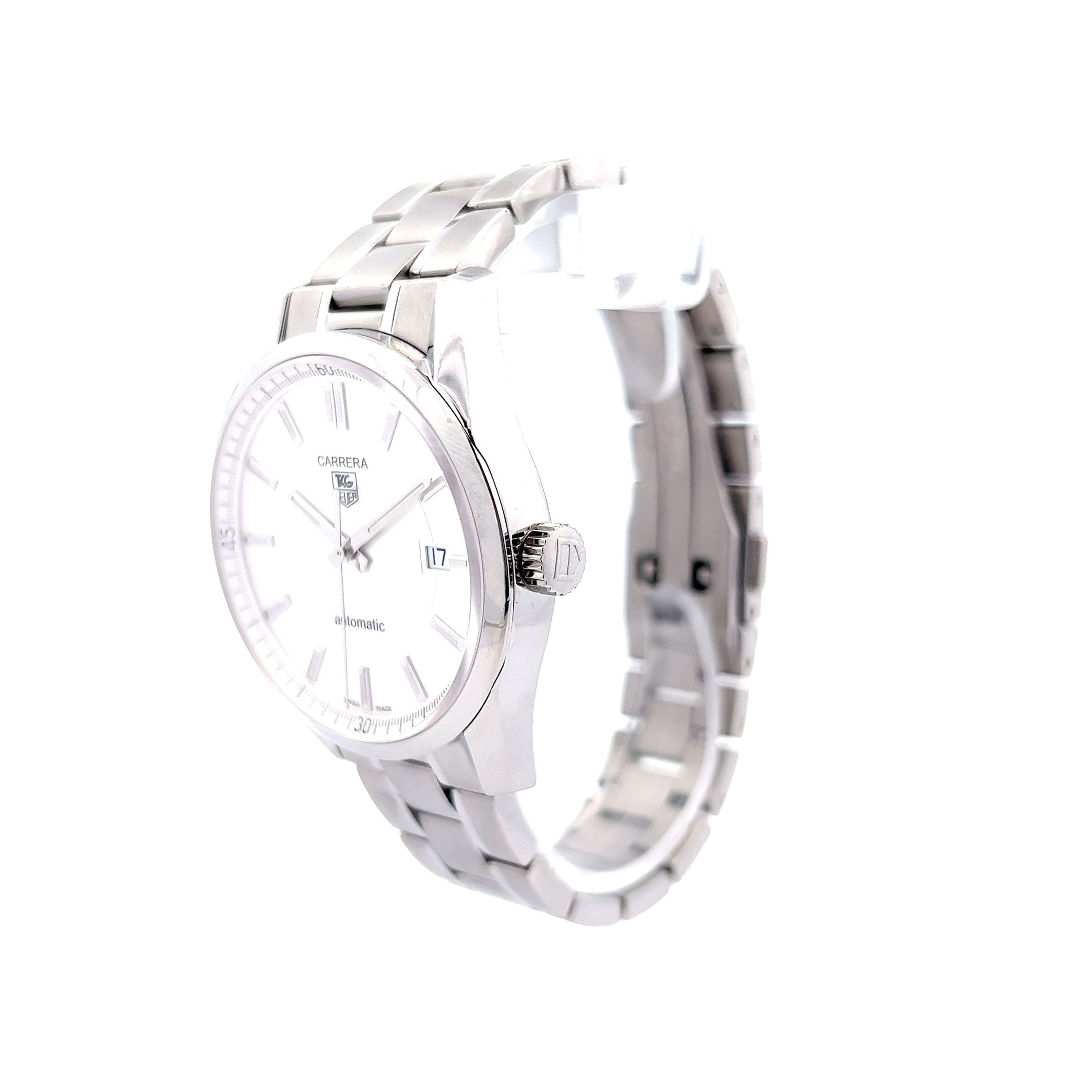 Tag heuer carrera on sale calibre 5 white