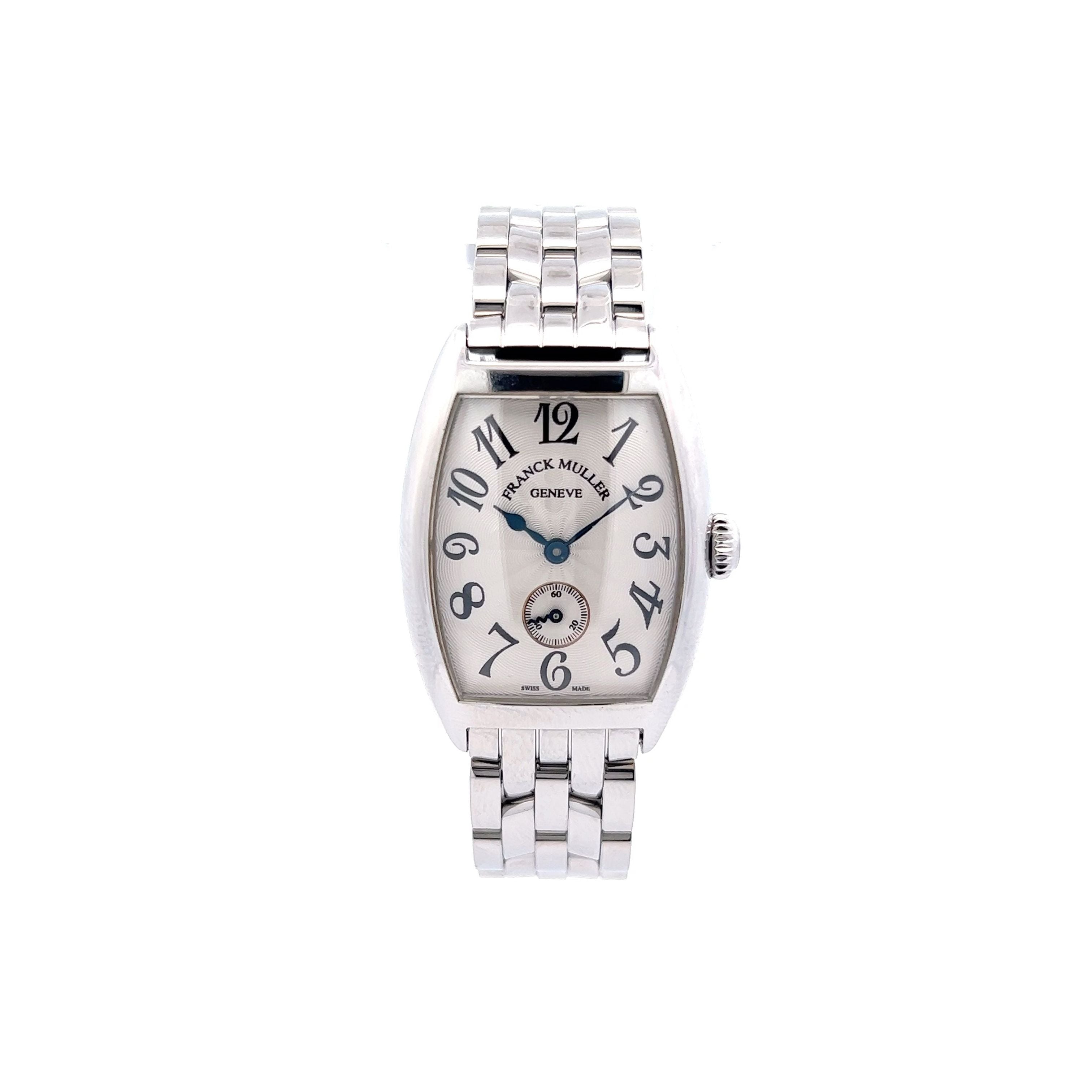 Franck muller on sale stainless steel watch