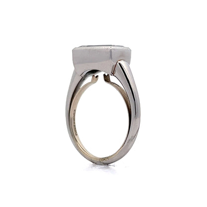 2.00 Emerald Cut Diamond Engagement Ring in Platinum