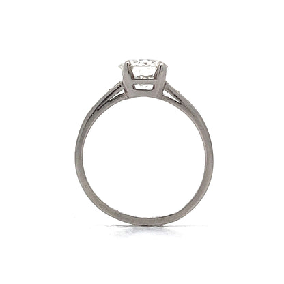 1.03 Vintage Tiffany & Co. Diamond Engagement Ring in Platinum