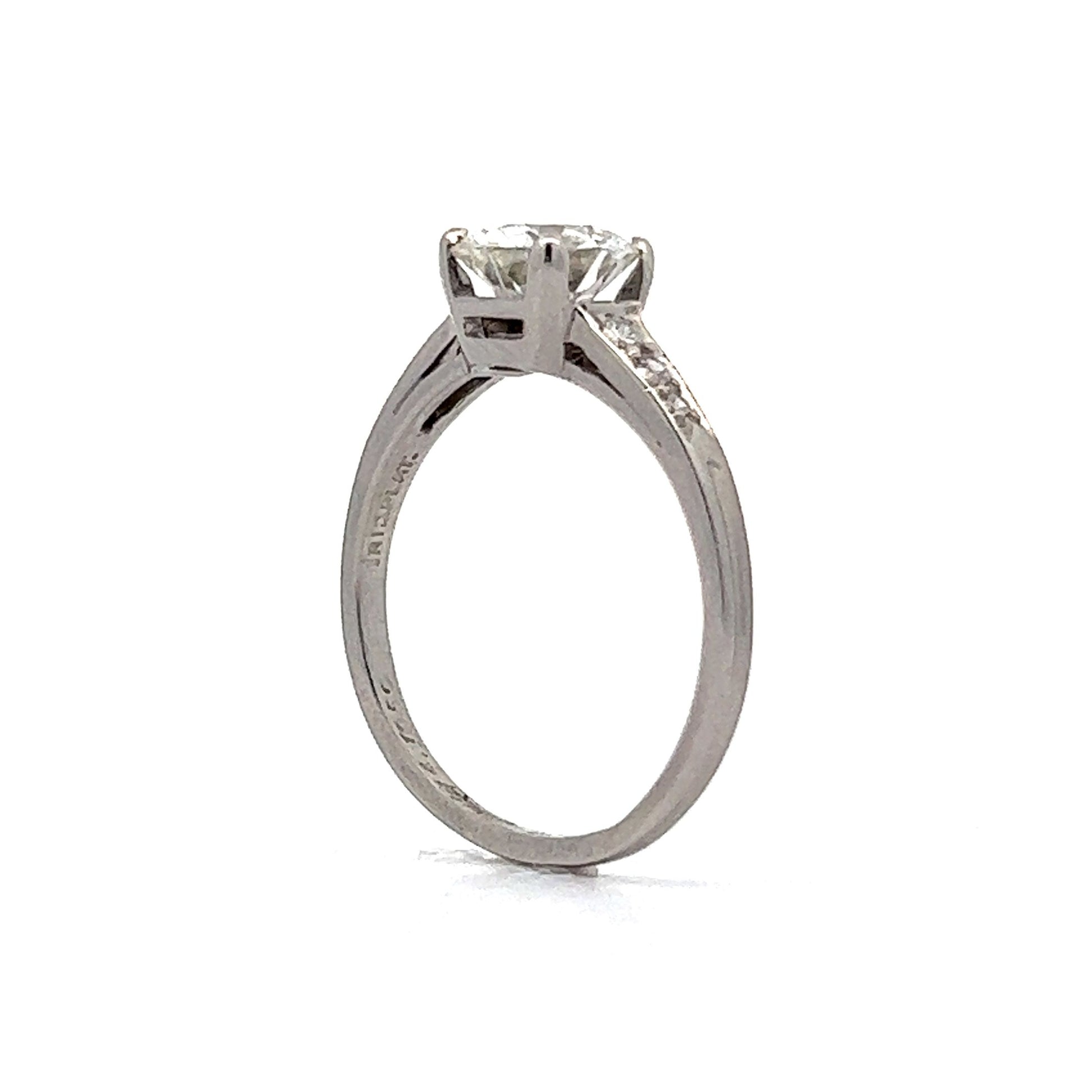 Tiffany & Co. Diamond Engagement Ring in Platinum I VS1 1.13CT