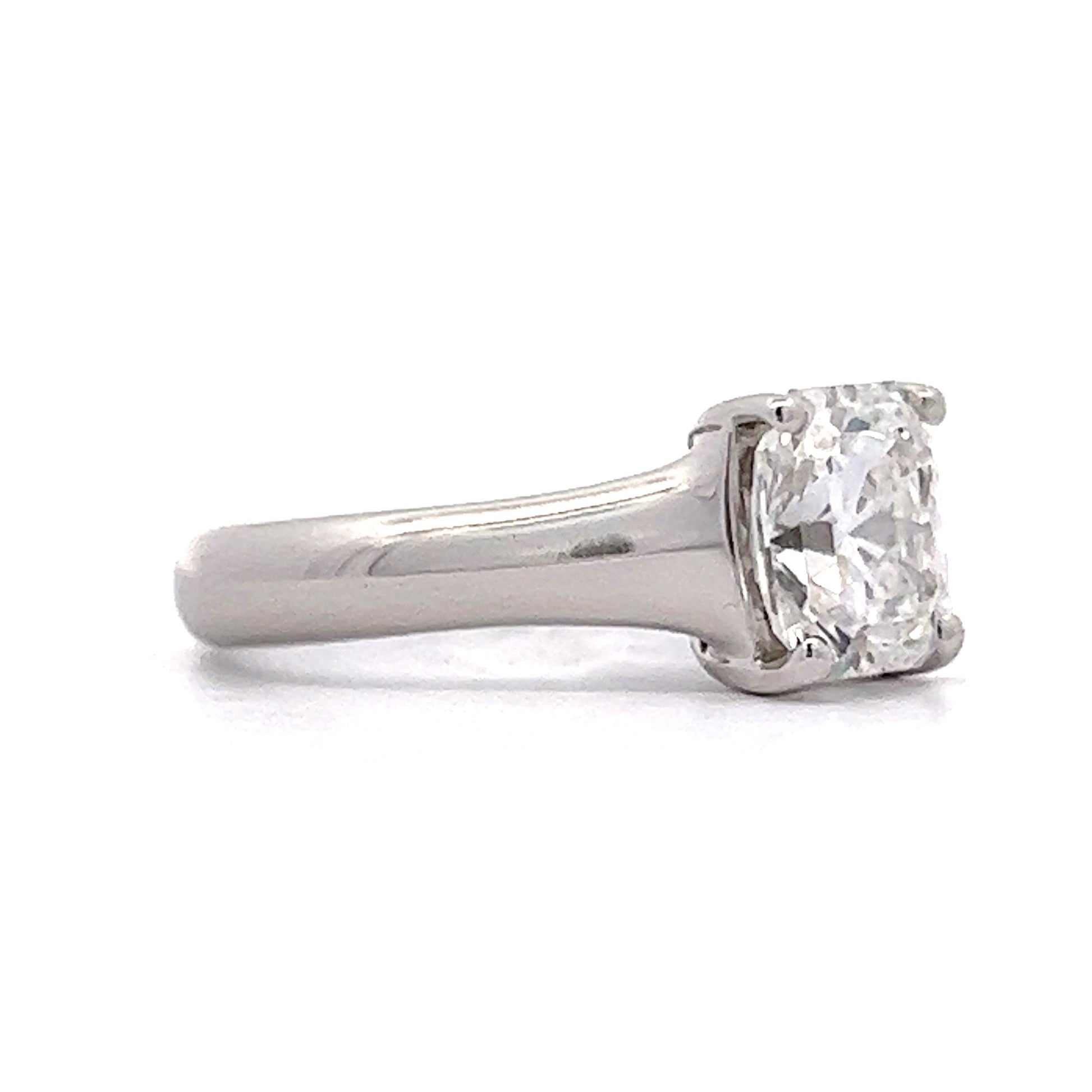Tiffany & Co Triple x Square Cut Diamond Engagement Ring