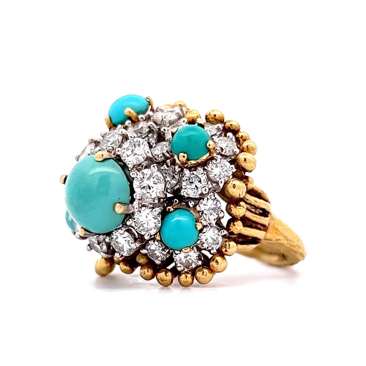 Vintage Tiffany & Co. Cocktail Ring in 18k Yellow Gold