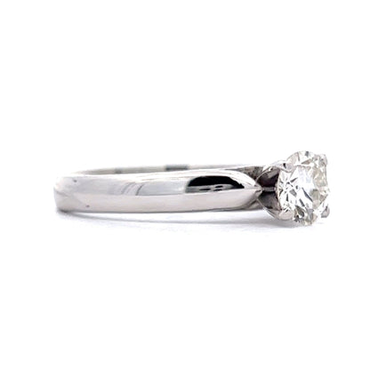 .69 Diamond Solitaire Engagement Ring in 14k White Gold