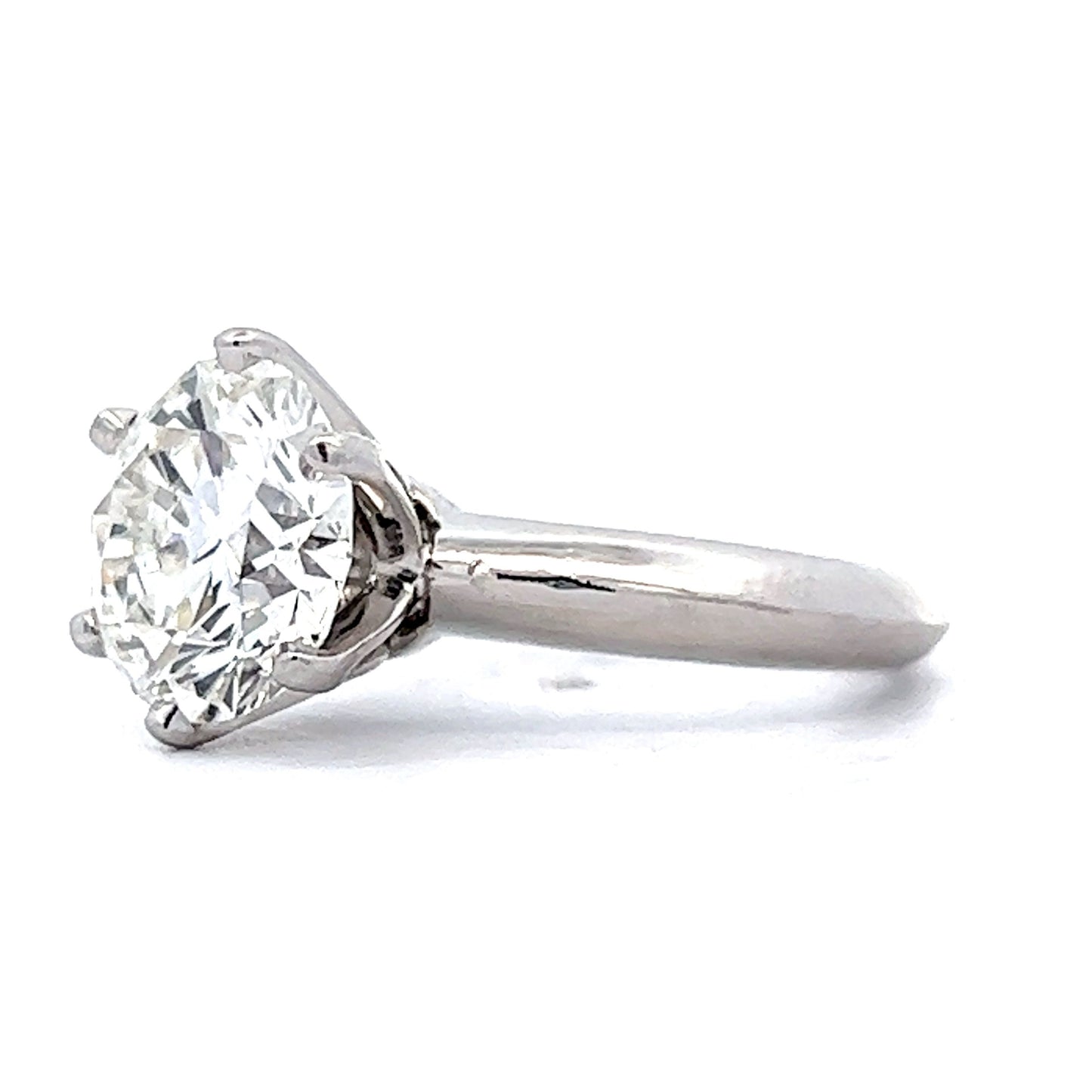 3 Carat Tiffany & Co Solitaire Engagement Ring in Platinum