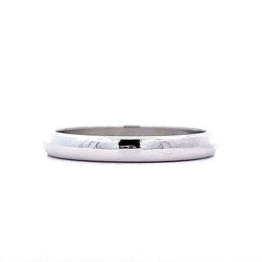 2.75mm Wedding Band in 14K White Gold