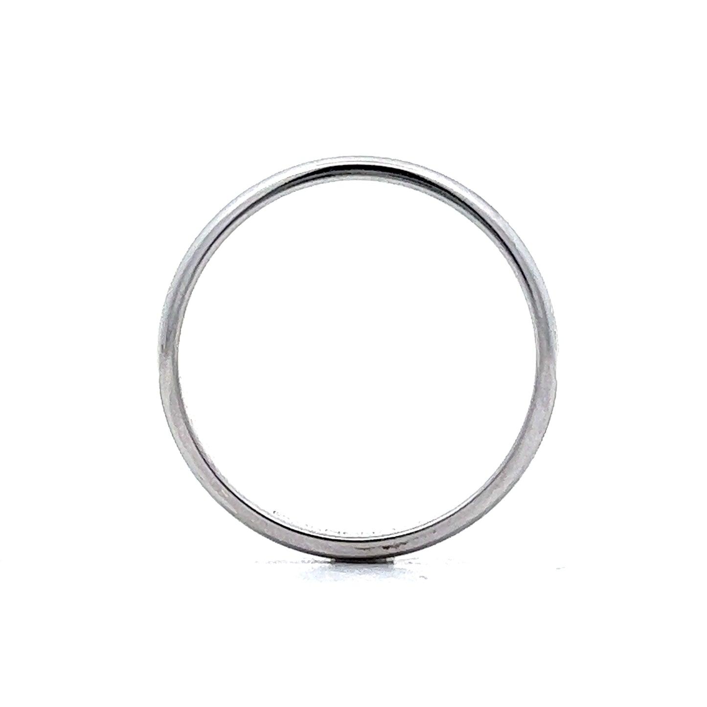 2.75mm Wedding Band in 14K White Gold