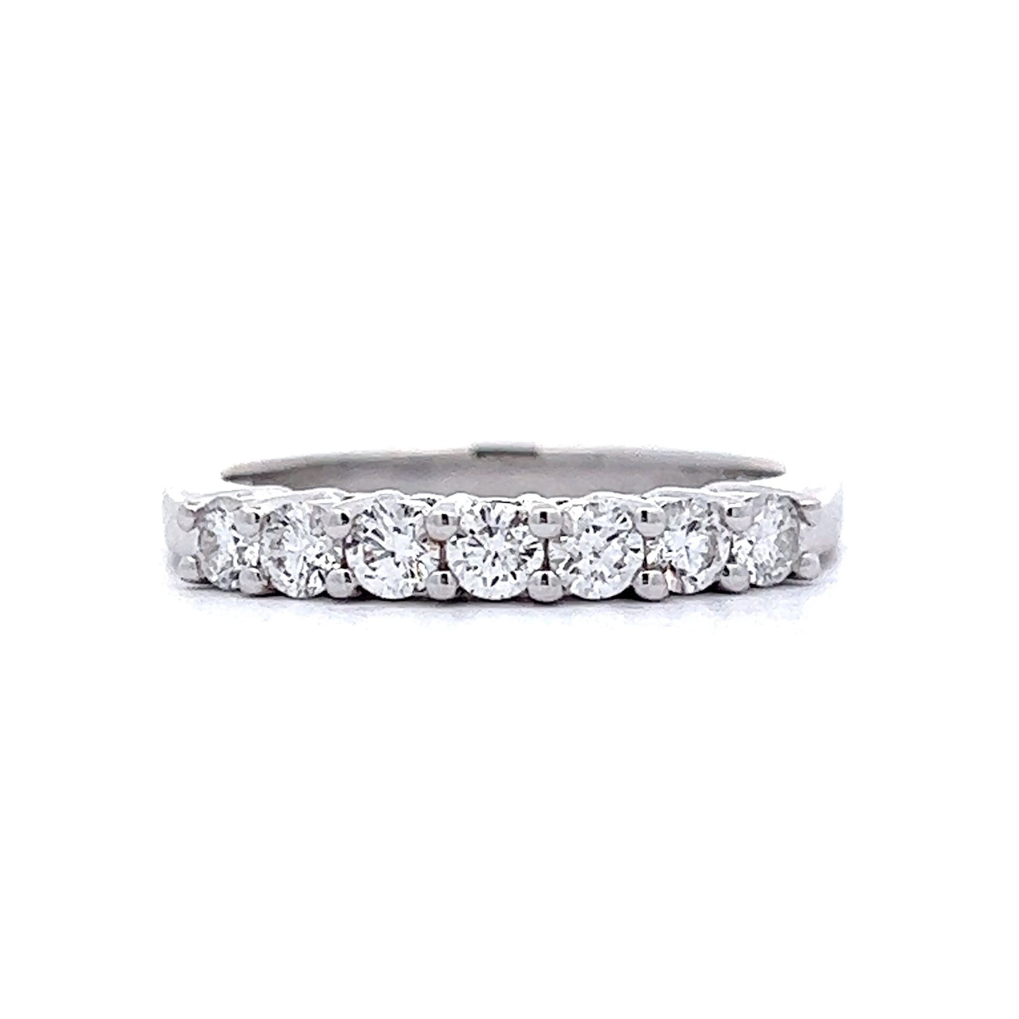 .53 Diamond Wedding Band in 14k White Gold