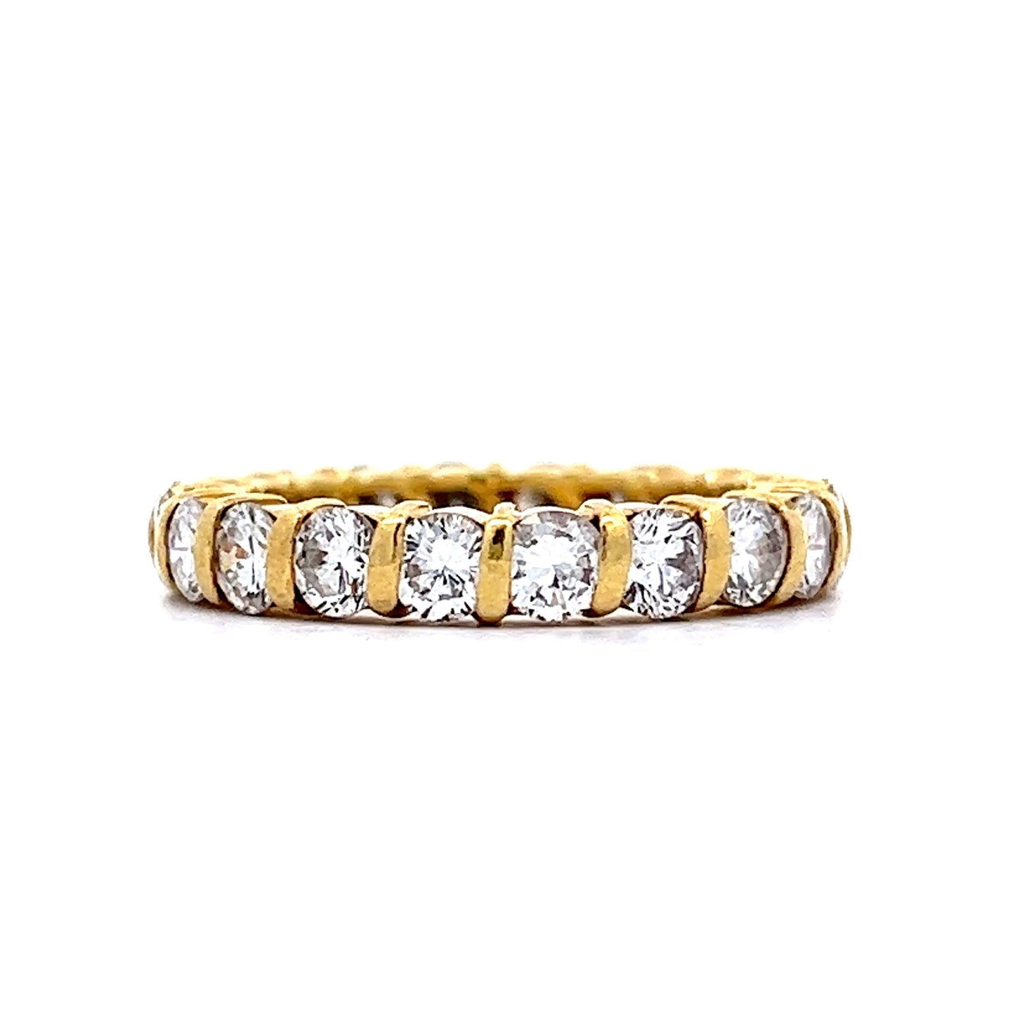 2.60 Diamond Eternity Band in 14k Yellow Gold