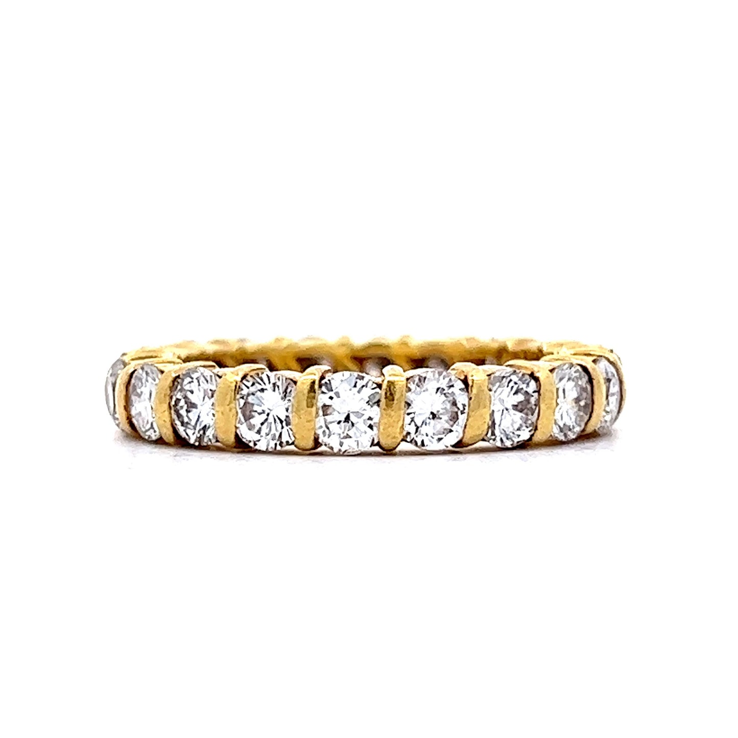 2.60 Diamond Eternity Band in 14k Yellow Gold