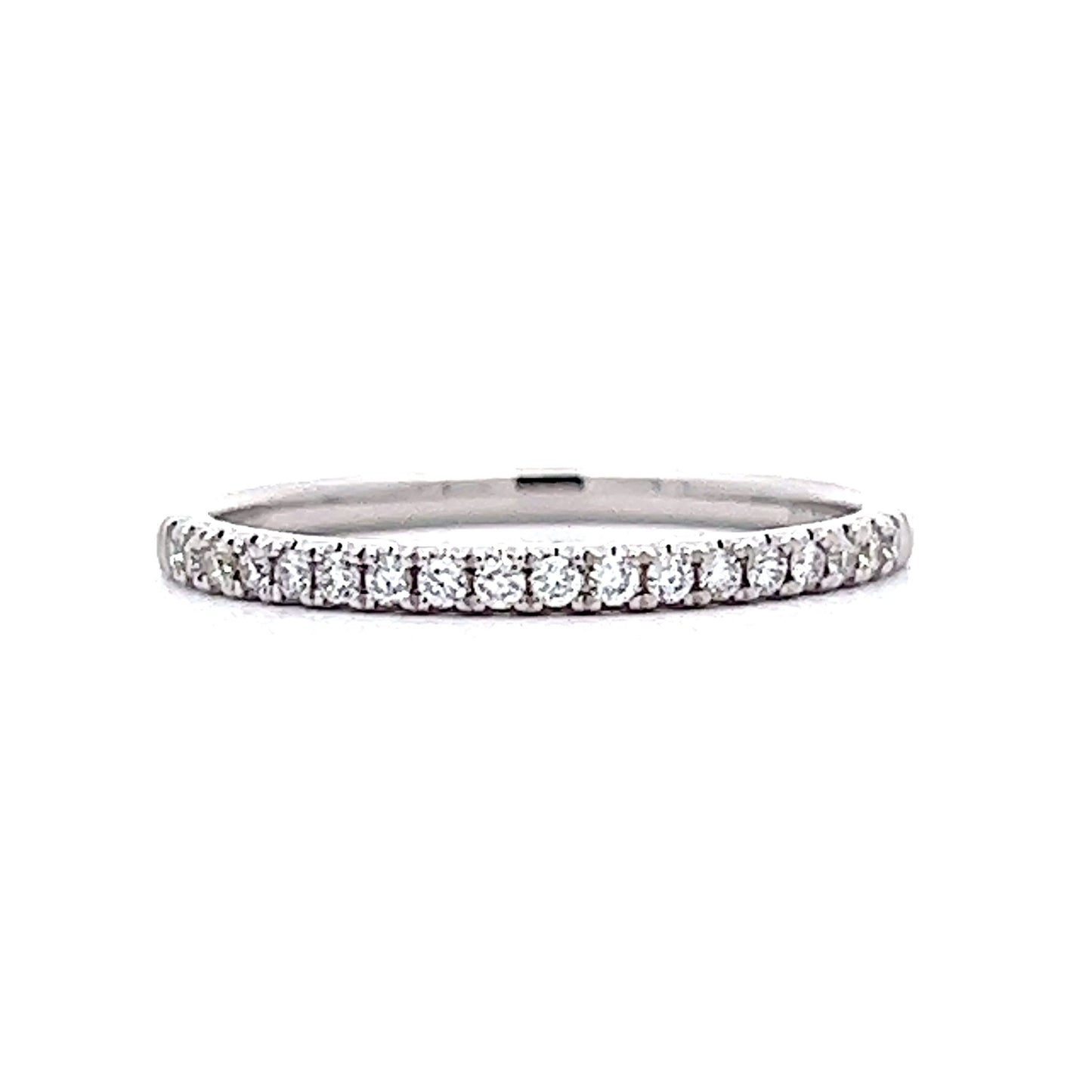 .27 Classic Diamond Wedding Band in 14k White Gold