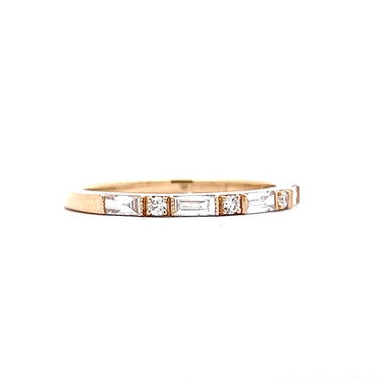 .40 Baguette Diamond Wedding Band in 14k Yellow Gold