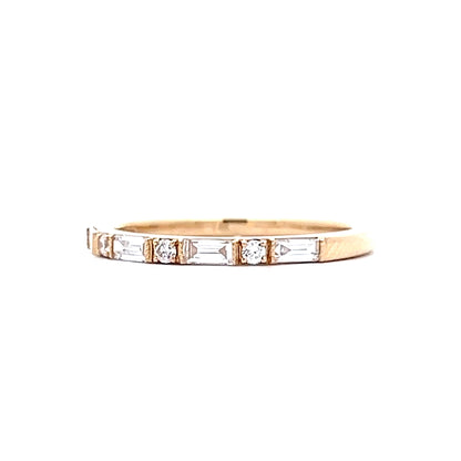 .40 Baguette Diamond Wedding Band in 14k Yellow Gold