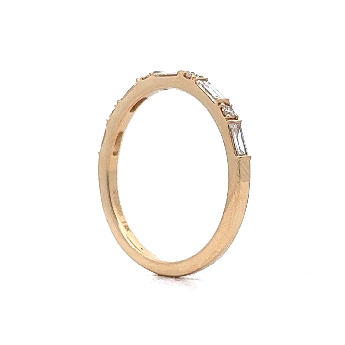 .40 Baguette Diamond Wedding Band in 14k Yellow Gold