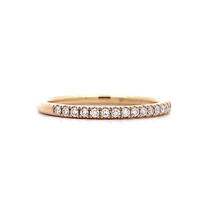 .21 Classic Round Diamond Wedding Band in 14k Yellow Gold