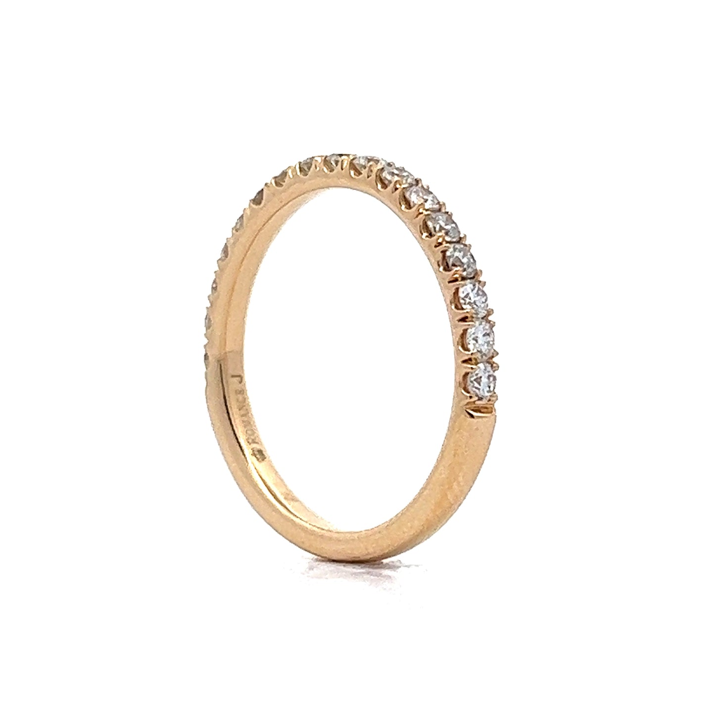 Classic Round Diamond Wedding Band in 14k Yellow Gold