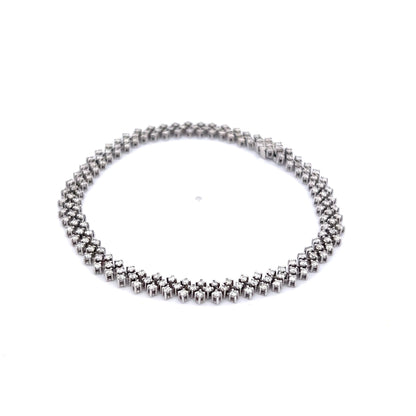 1.67 Round Brilliant Diamond Bracelet in 14k White Gold